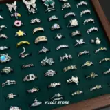 Кольцо в стиле хип-хоп, аксессуар, женский стиль, на указательный палец