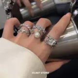 Кольцо в стиле хип-хоп, аксессуар, женский стиль, на указательный палец