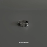 Регулируемое медное серебряное небольшое дизайнерское кольцо, европейский стиль, тренд сезона