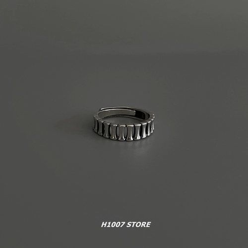 Регулируемое медное серебряное небольшое дизайнерское кольцо, европейский стиль, тренд сезона