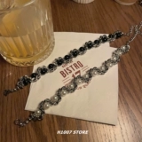 Небольшой дизайнерский браслет из нержавеющей стали в стиле хип-хоп, аксессуар, тренд сезона