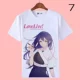 Lovelive! 南 小鸟 Nicole Tojo Đàn ông và phụ nữ Hy Lạp hai nhân dân tệ mặc quần áo bằng mực xung quanh áo phông ngắn tay - Carton / Hoạt hình liên quan