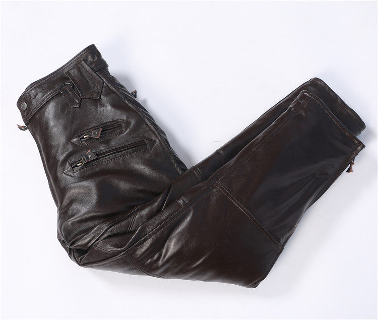 Pantalon cuir homme pantalons fuselés - Ref 1492675 Image 15