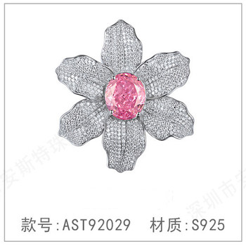 Brooch ring earring brooch women's high-end design exquisite brooch cheongsam collar pin pin suit accessories