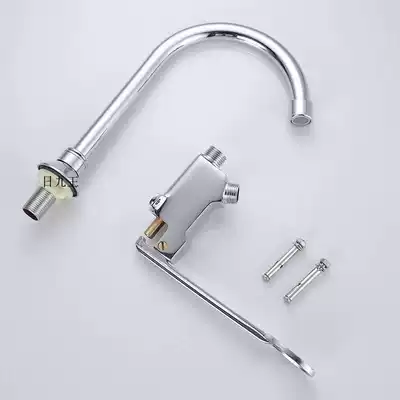 Hospital all copper vertical foot faucet switch all copper vertical wall foot pedal valve foot tap valve