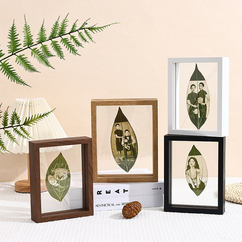 Double-Sided Glass Leaf Carving Photo Frame Display Stand 67810inch Square Leaf Display Frame European-Style Wooden Photo Frame DIY Double-Sided Glass Leaf Carving Photo Frame Display Stand 67810inch Square Leaf Display Frame European-Style Wooden Photo Frame DIY