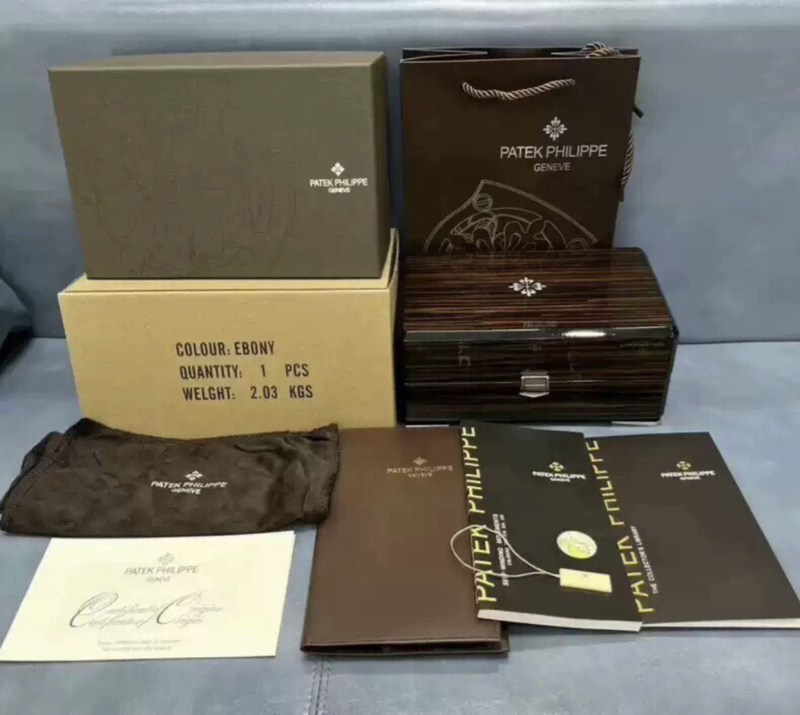 Patek Philippe Pp Premium Original Box Exquisite Gift Box Storage Box Nautilus Packaging Box Philippe Watch Box