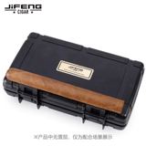 JIFENG Mestwriting Gifts Пяти -куплент -губчатая губчатая пластика экологически чистого экологически чистого увлажняемого сигарного сигарного ящика