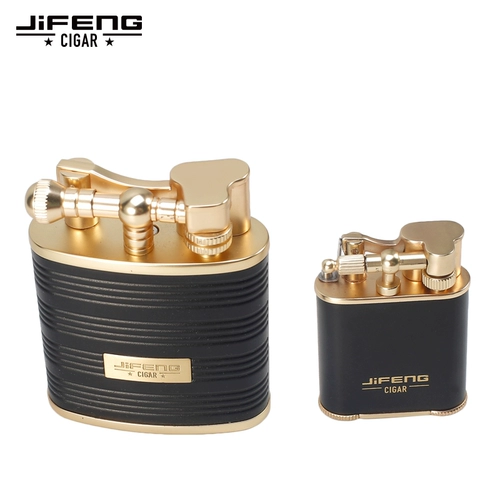 Jifeng Monsoon Cigar Ligher большой двойной пожар прямой прямой модель -модельная комната изысканная подарочная коробка представлена ​​Firestone