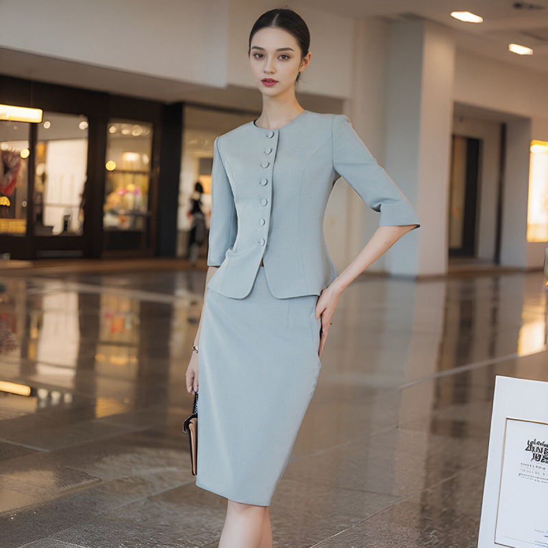 Wholesale Group Purchase of High-End White-Collar Suits, Host Uniforms, Hotel Sales Assistant Uniforms, Marketing Center Uniforms, and Jewelry Store Workwear