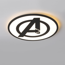 Modern minimalist ceiling light ultra-thin led master bedroom light Avengers personality lamp round ceiling light