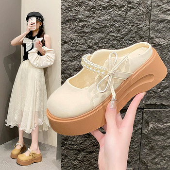 Thick-soled birkenstock shoes for women 2025 summer new versatile casual skirt mary jane shoes small height-enhancing single shoes Thick-soled birkenstock shoes for women 2025 summer new versatile casual skirt mary jane shoes small height-enhancing single shoes