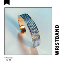 MUSING | Lizard skin metal bracelet exquisite light luxury custom gilded bracelet gift couple