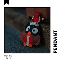 MUSING | Lu Xiaopo cute owl doll custom leather hanging decoration creative gift