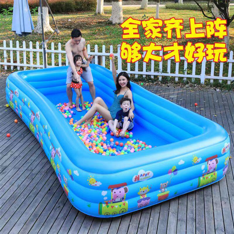 Air cushion Swimming pool Single home Outdoor Outdoor Bubble Bath to cheer on the pool of portable folding small children