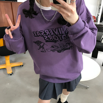 East Day is a curly student street casual cute cartoon embroidery Early autumn new necropolis for womens spring and autumn