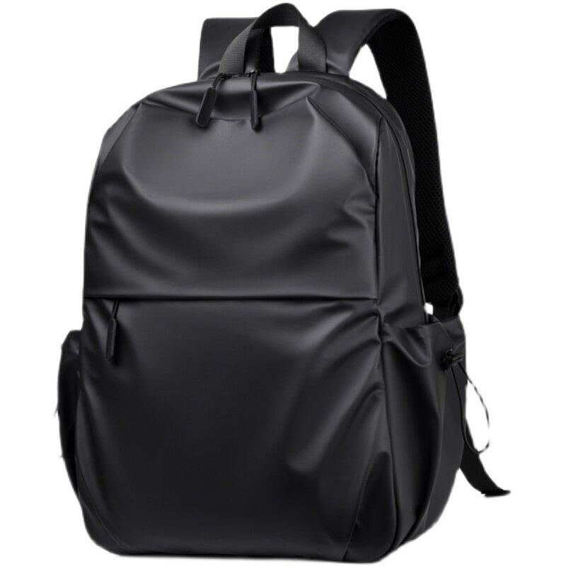Backpack men's schoolbag junior high school students simple fashion trend ins computer backpack multi-function 2022 new