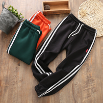 Boy sports pants slim fit fall 2022 new guard pants CUHK children single pants spring autumn clothes children casual long pants