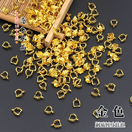 5 ценовой медный высокий уровень электрического плавания листья висят дыни для пряжки для волос ручной работы