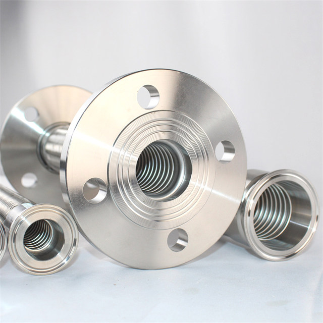 304 stainless steel quick loading corrugated pipe, sanitary joint chuck quick loading hose, food and winery, metal hose