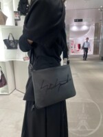 Japanese purchasing agent Yohji Yamamoto discord yohjiyamamoto crossbody cowhide bag