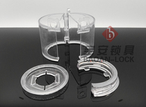 Baoan lock Emergency stop switch button protective cover Free removal Emergency stop button protective cover Button lock lock cover