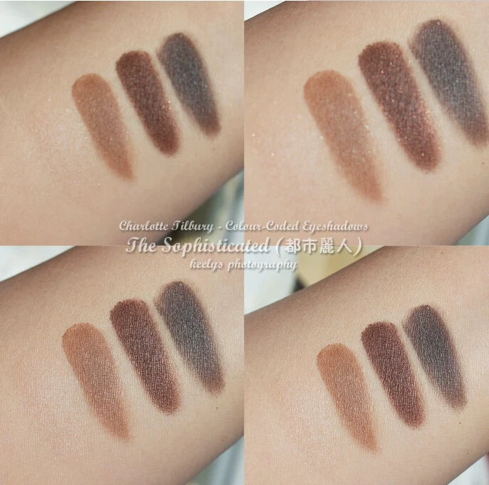 Spot British counter Charlotte Tilbury CT phấn mắt bốn màu 18 năm màu mới dv vv - Bóng mắt phấn mắt peach c