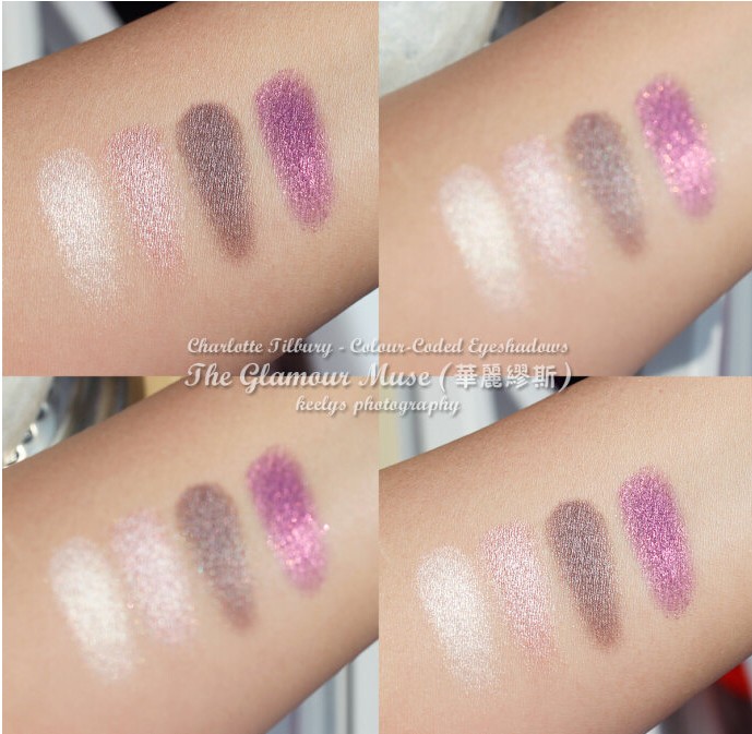 Spot British counter Charlotte Tilbury CT phấn mắt bốn màu 18 năm màu mới dv vv - Bóng mắt bảng phấn mắt