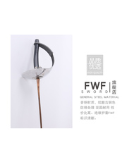рапира 现货fwf 正品德国 进口儿童佩剑整剑金色普钢白钢击剑器材0号原装