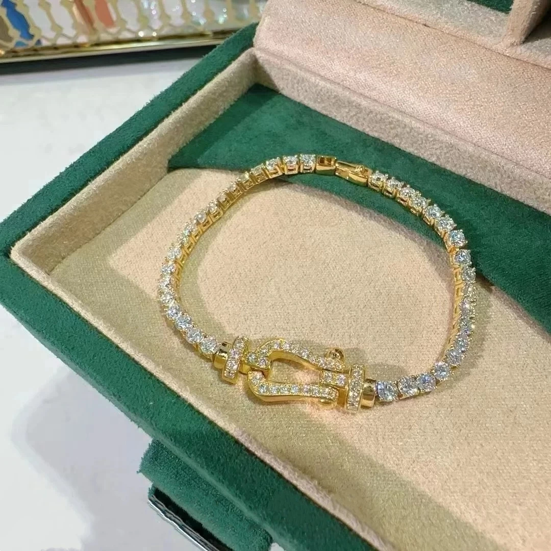 TIFFSWALO/ Diamond утонченный женский браслет с натуральным камнем, цепь, официальный продукт, подарок на день рождения