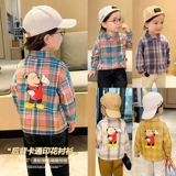 Лонгслив для мальчиков, весенняя осенняя детская рубашка, детская одежда, в западном стиле