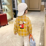 Лонгслив для мальчиков, весенняя осенняя детская рубашка, детская одежда, в западном стиле