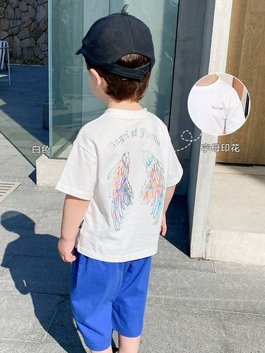 Футболка с коротким рукавом для мальчиков, летняя детская летняя одежда, семейный стиль, в западном стиле