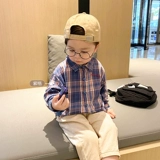 Лонгслив для мальчиков, весенняя осенняя детская рубашка, детская одежда, в западном стиле