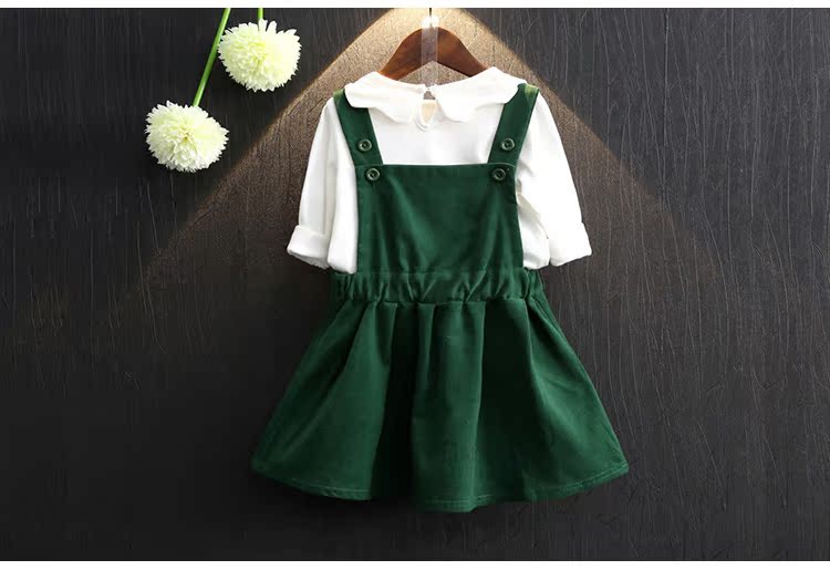 Robe enfant en velours côtelé - Ref 2047164 Image 16
