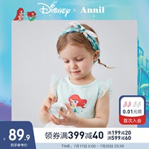 Annai childrens dress female childrens dress summer new mermaid foreign style baby mesh puffy skirt