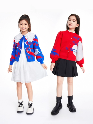 Детский трикотажный красный свитер, осенний, подходит для подростков