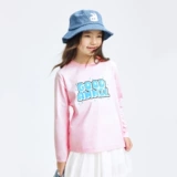 Лонгслив для отдыха, детская одежда, круглый воротник