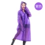 Áo mưa quần phù hợp trong suốt nam và nữ người lớn mang đi cưỡi áo mưa thịt bò gân xe máy điện poncho 140
