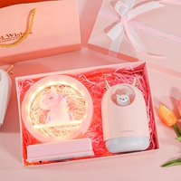 Розовый увлажнитель воздуха, с медвежатами