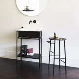 Nordic Home Ins, Высокая роскошь, простота, современный барный железный фронт -стул для отдыха, бар ресторан, скамейка, скамейка