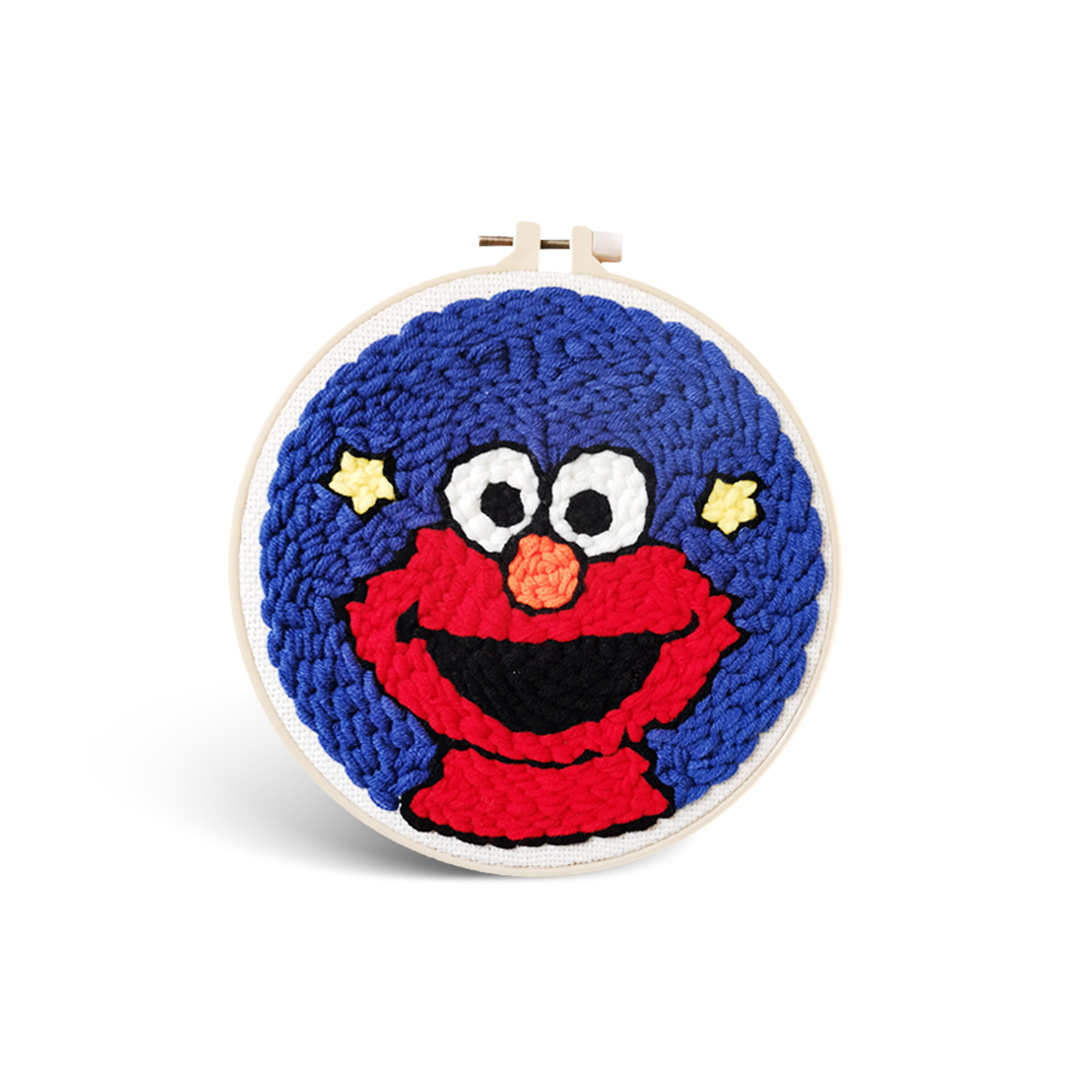 Line play handmade original) childhood landmark Sesame Street super decompression Russian poke embroidery diy material bag set
