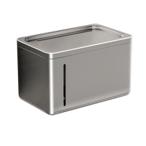 Space aluminum bathroom toilet paper box toilet tissue box paper box storage rack roll paper storage wall-mounted punch-free