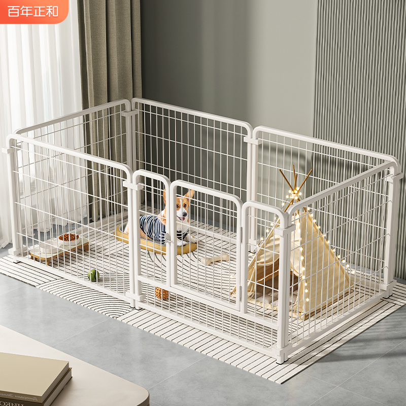 ペット犬フェンス屋内家庭用自由組み合わせ小型中型犬テディコーギー隔離ドアトレーニングトイレ犬ケージ