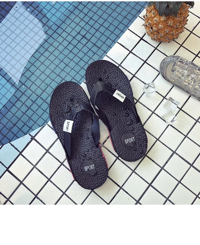 Dép đi trong nhà của nam giới mùa hè nhà phòng tắm trong nhà trượt dép tắm vài người đàn ông của dép đi trong nhà trơn dép nam hàng hiệu