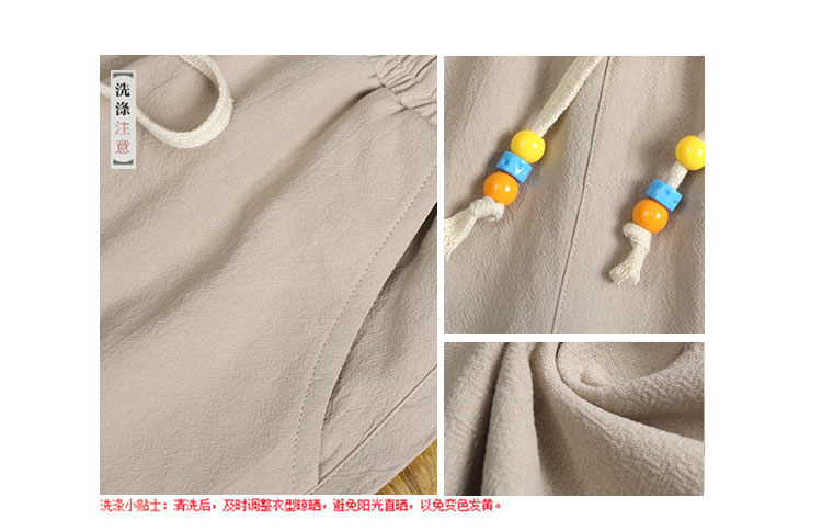 Mùa hè cotton và linen phù hợp với nam giới của linen ngắn tay t-shirt mùa hè thường hai mảnh đẹp trai mùa hè kích thước lớn quần áo