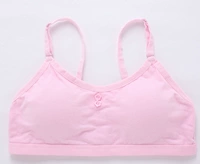 Vest nhỏ nữ sinh đồ lót cô gái áo ngực thời kỳ phát triển trẻ em đồ lót nữ trung học cơ sở nữ sinh vest với miếng đệm ngực quần lót nữ cao cấp