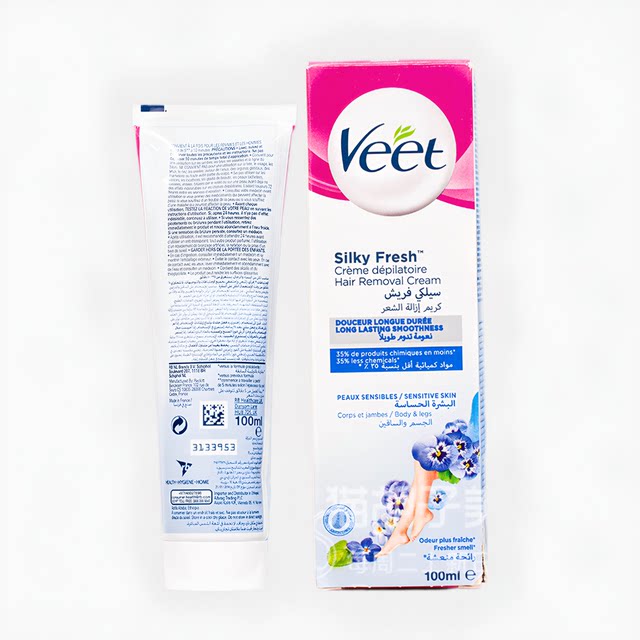 Veet Hair Removal Cream ຄ່ອຍໆລົບຂີ້ແຮ້, ບໍ່ເປັນສ່ວນຕົວ, ທັງຮ່າງກາຍ, ປອມກໍາຈັດຂົນບໍ່ຖາວອນສໍາລັບນັກຮຽນຊາຍແລະຍິງ, ຮຸ່ນໃຫມ່