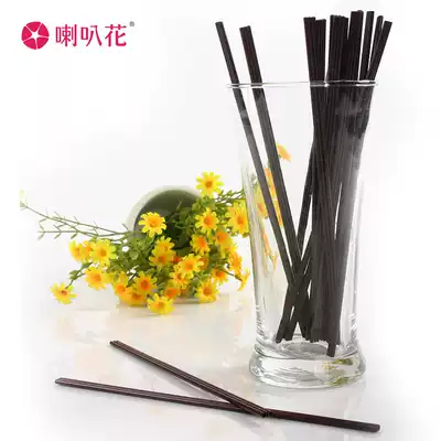 Trumpet flower disposable coffee straw mixing rod coffee stick Coke straw juice straw juice straw 100