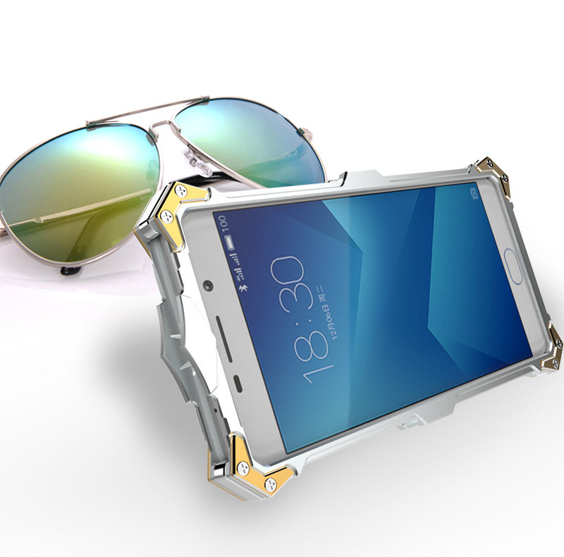SIMON THOR Aviation Aluminum Alloy Shockproof Armor Metal Case Cover for MEIZU M5 Note